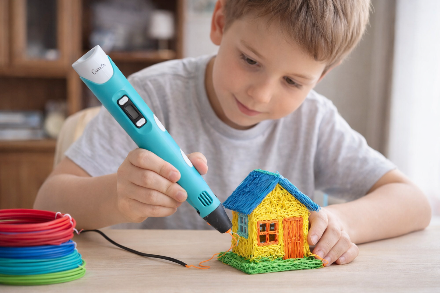 3D Printing Pen for Kids & Beginners – Creative Drawing Pen with Multi-Color Filaments