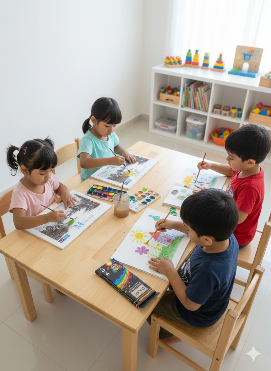 A4 Art Book (Set of 2) – 100 Pages | Premium Drawing & Sketching Pad for Kids, Students & Artists | A4 Size (21 x 29 cm)