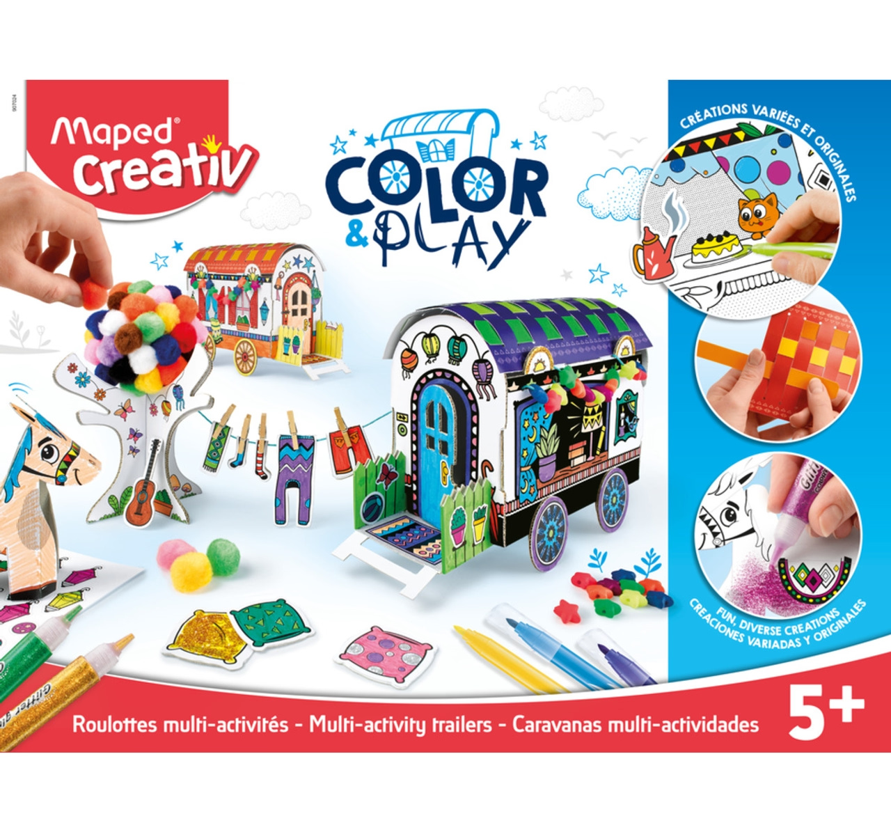 MAPED Creativ Color and Play Multi-Activity Kit, 5Y+ (Multicolour)