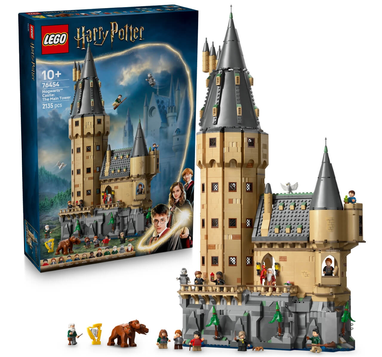 LEGO Harry Potter Hogwarts Castle: The Main Tower Set, Wizard Gift 76454, 10Y+